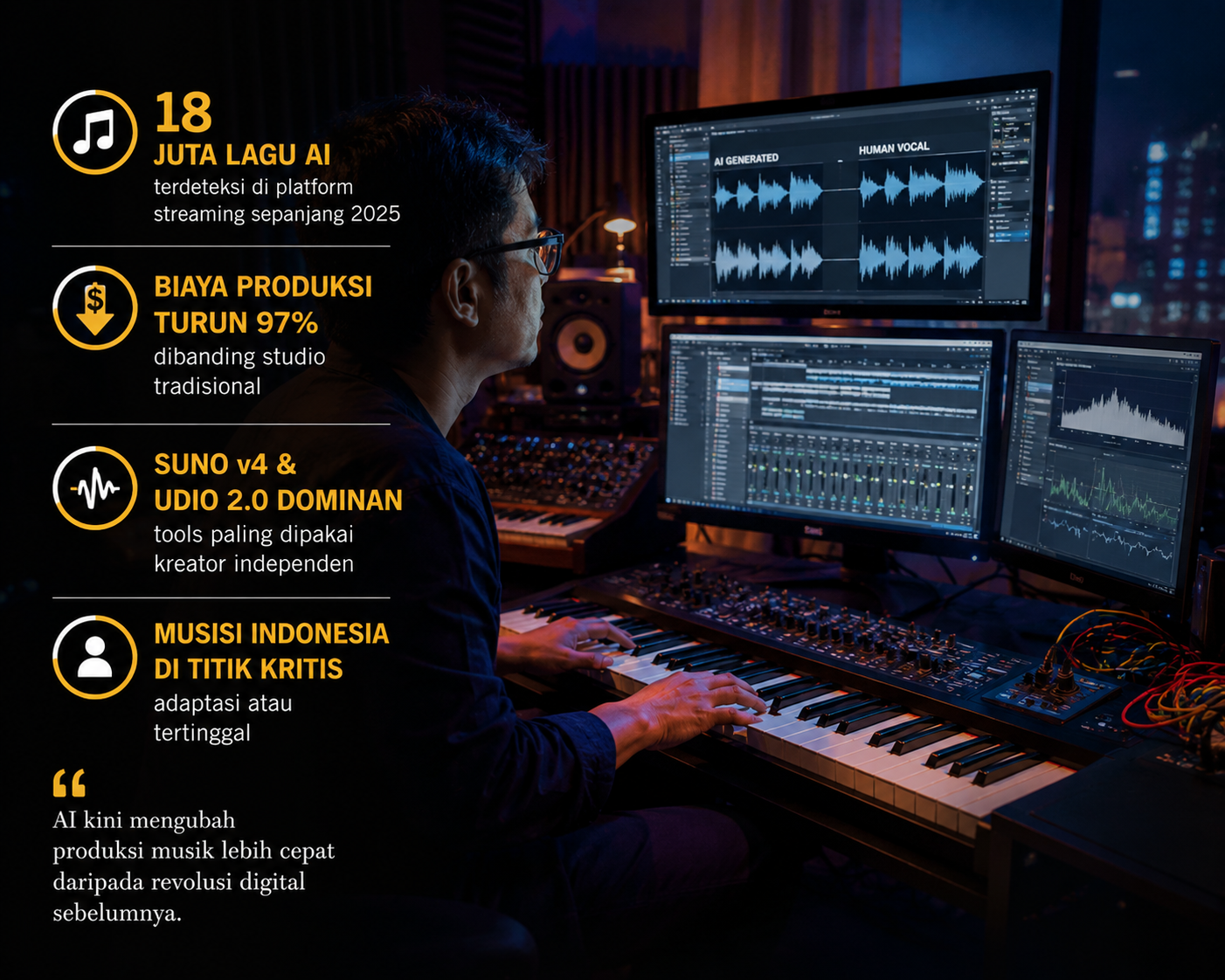AI Music Generator 2026 Guncang Industri, Musisi Indonesia Jangan Diam Saja