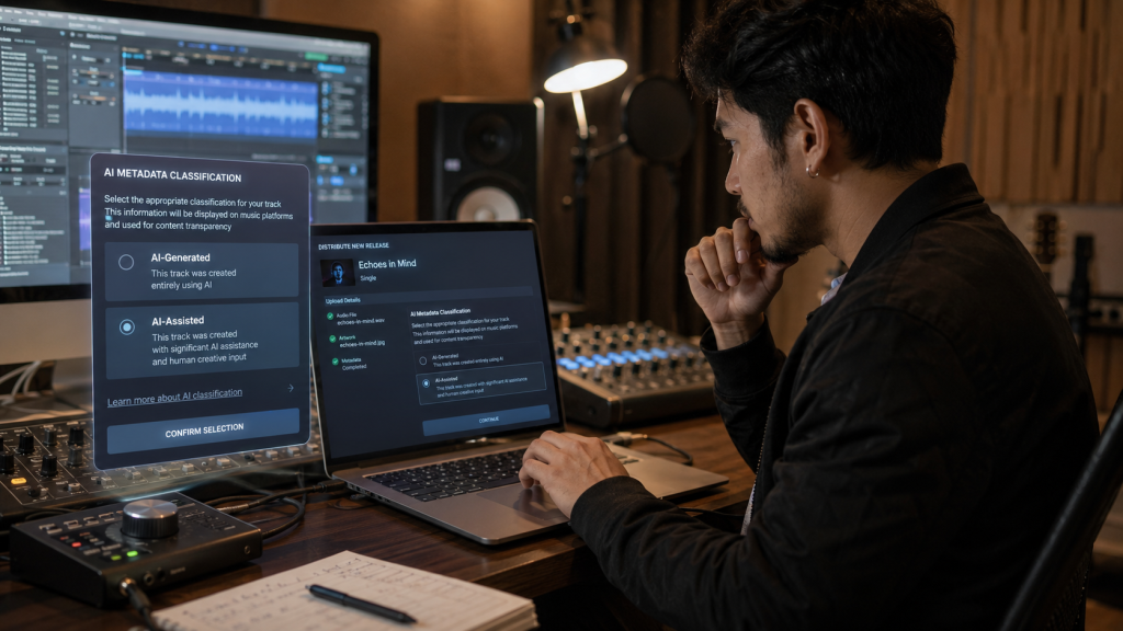 IFPI-RIAA Luncurkan Label AI untuk Lagu: Ini Bedanya AI-Generated vs AI-Assisted 2 IFPI-RIAA Luncurkan Label AI untuk Lagu: Ini Bedanya AI-Generated vs AI-Assisted